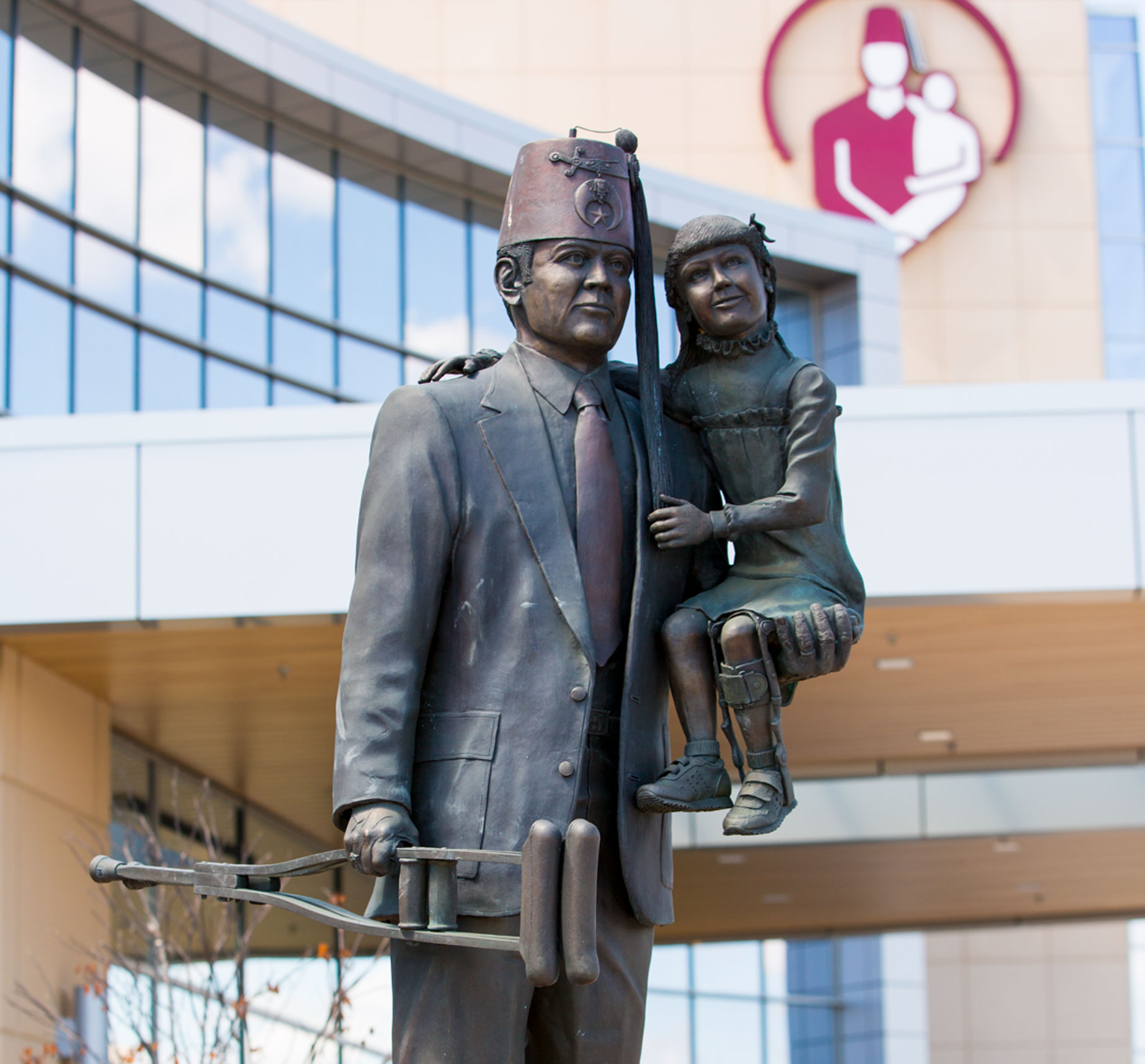 Shriners Hospital for Children statue