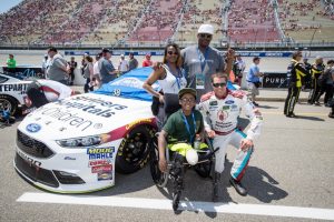 NASCAR driver David Ragan and Shriners Hospital for Children patient